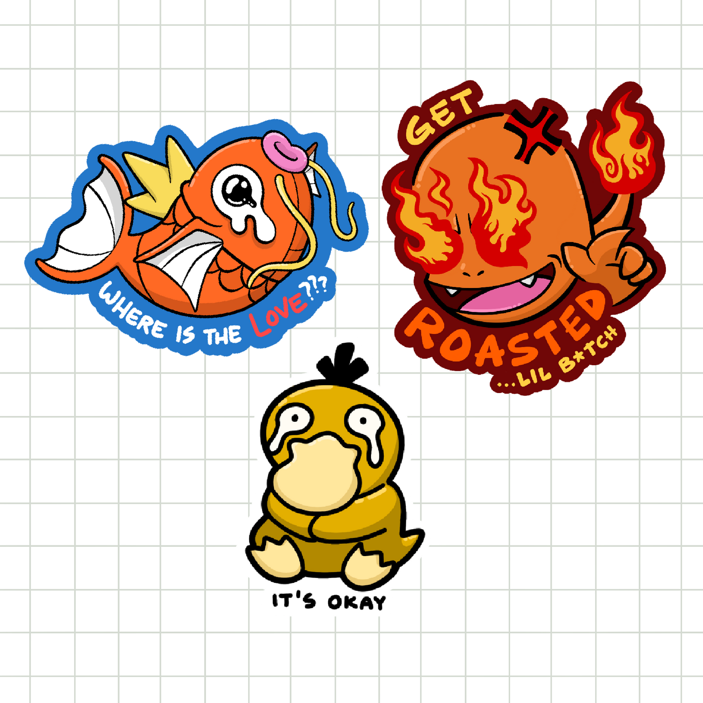 Pocket Monsters Stickers