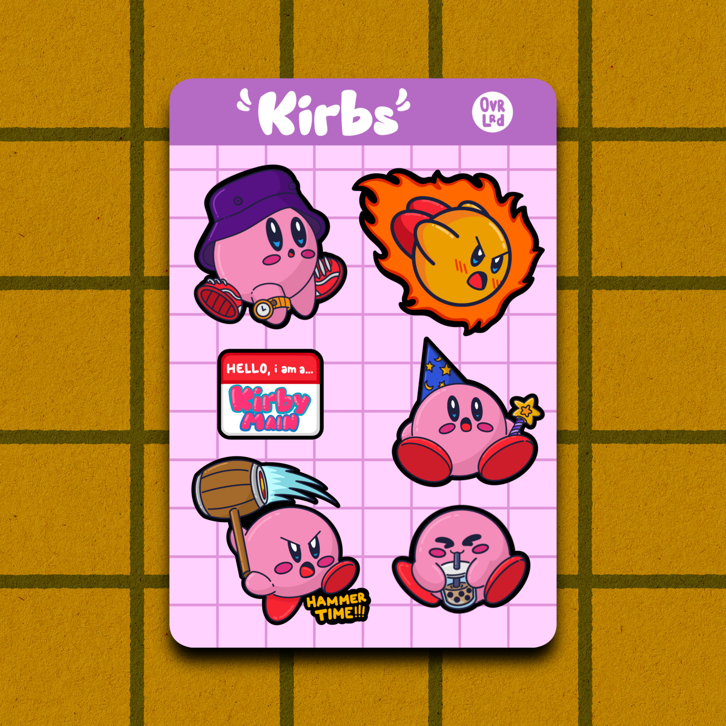 “Kirbs” Sticker Sheet